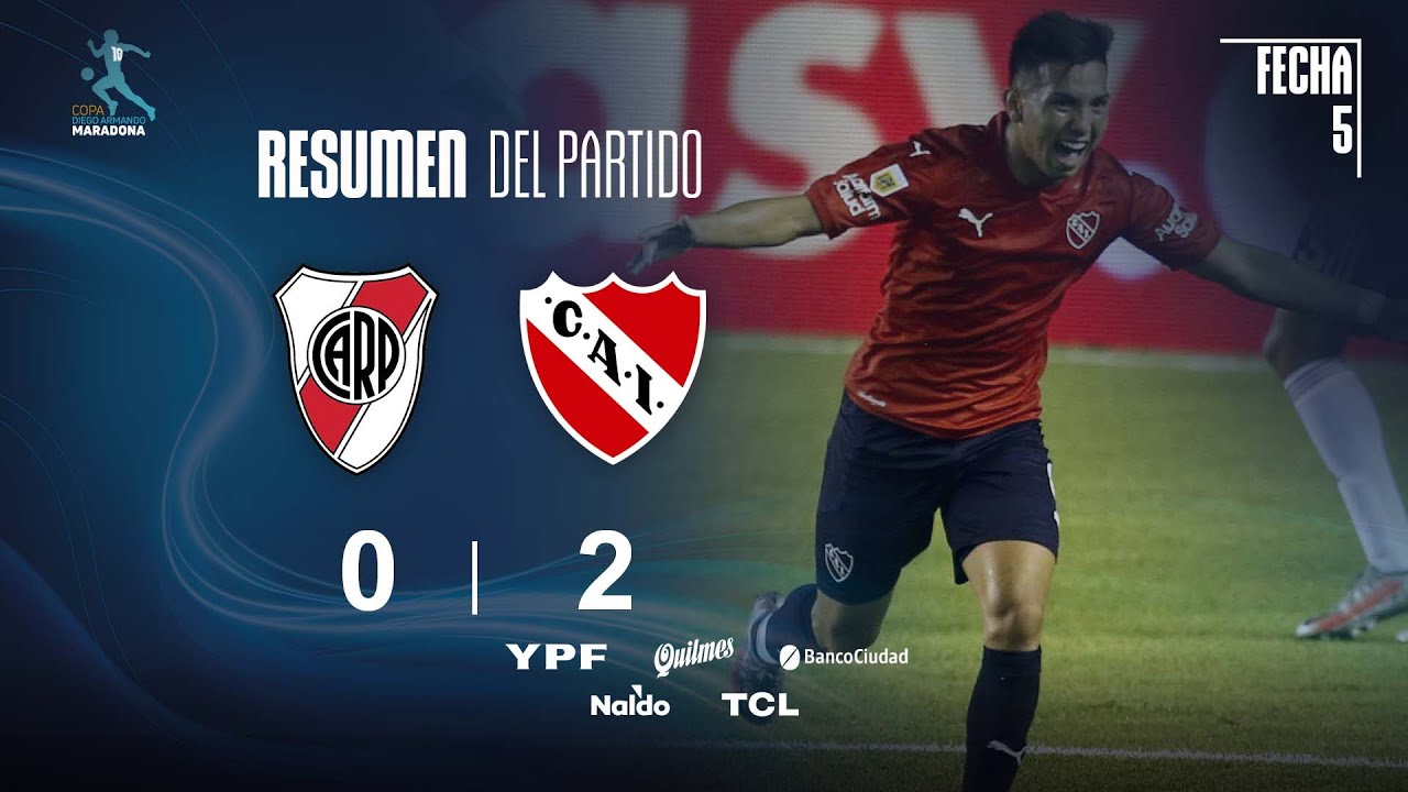 Copa Diego Maradona | Fases | Fecha 5 | resumen de River - Independiente
