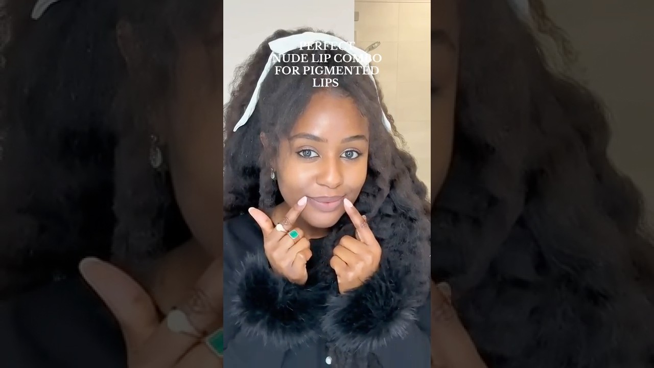 👉🏾THE BEST NUDE LIP COMBO FOR DARK LIPS! 