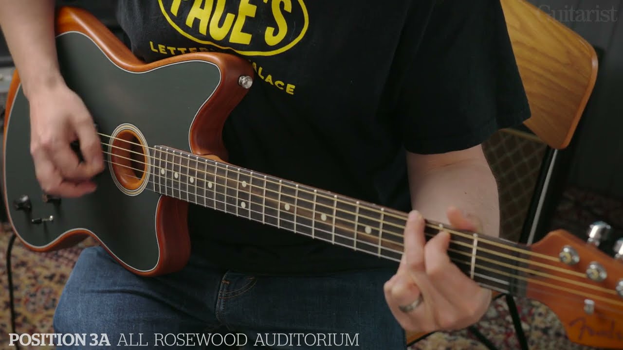 Fender American Acoustic Jazzmaster Demo