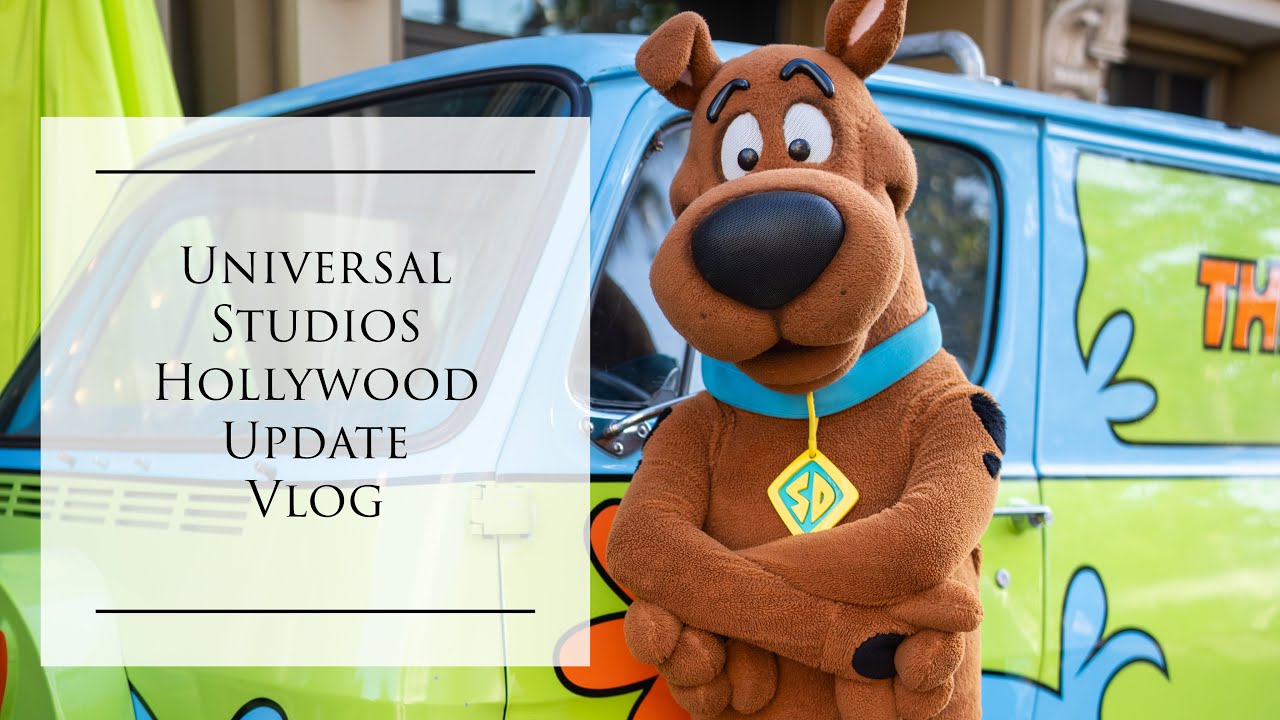 Universal Studios Hollywood Merch and Rides and Scooby Vlog
