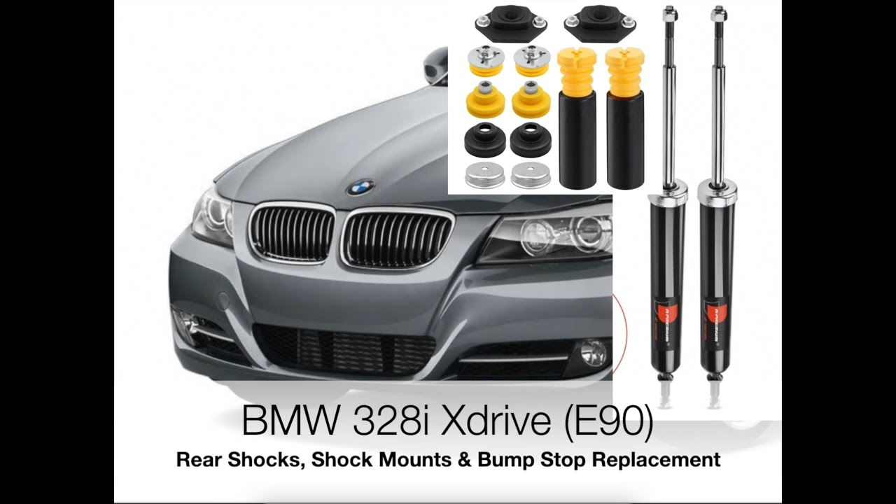 Замена задних амортизаторов BMW 328i Xdrive E90: простой ремонт своими руками! Экономьте деньги!