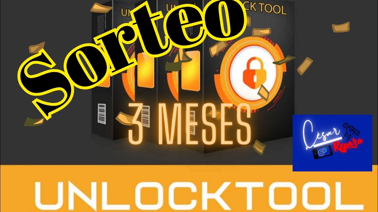 GANADOR DEL SORTEO, LICENCIA DE UNLOCKTOOL 3 MESES