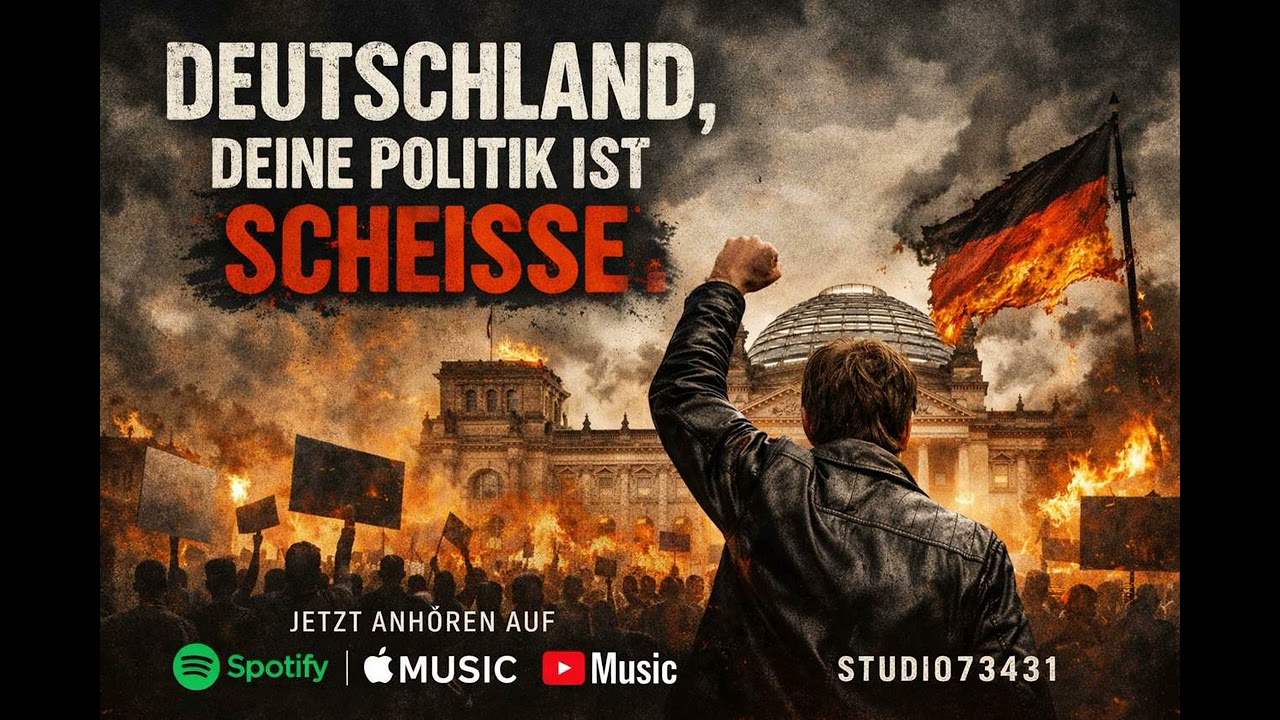 Deutschland, deine Politik ist scheiße | Deutschrock Protestsong | Studio73431 #rock #merz #afd