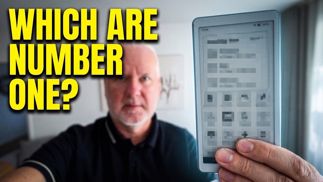 My Top 10 e-Ink devices (e-Readers)!