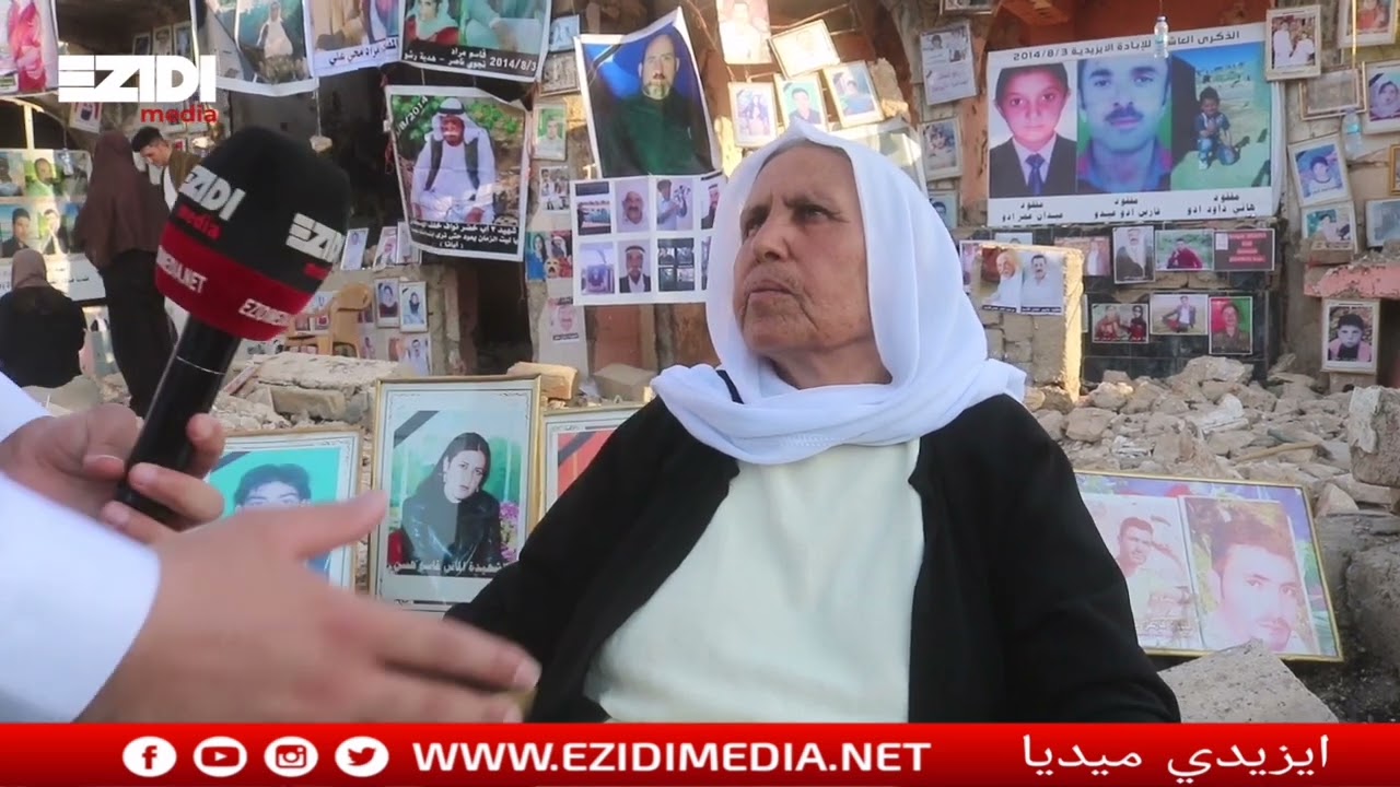 تحضيرات لمراسيم الذكرى العاشرة على إبادة الايزيديين في وسط قضاء سنجار .