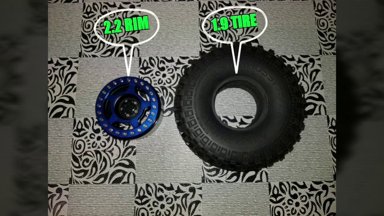 1.9 tires on 2.2 wheels!!