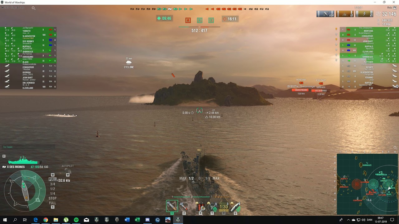 Des Moines on Mountain Range in random battle