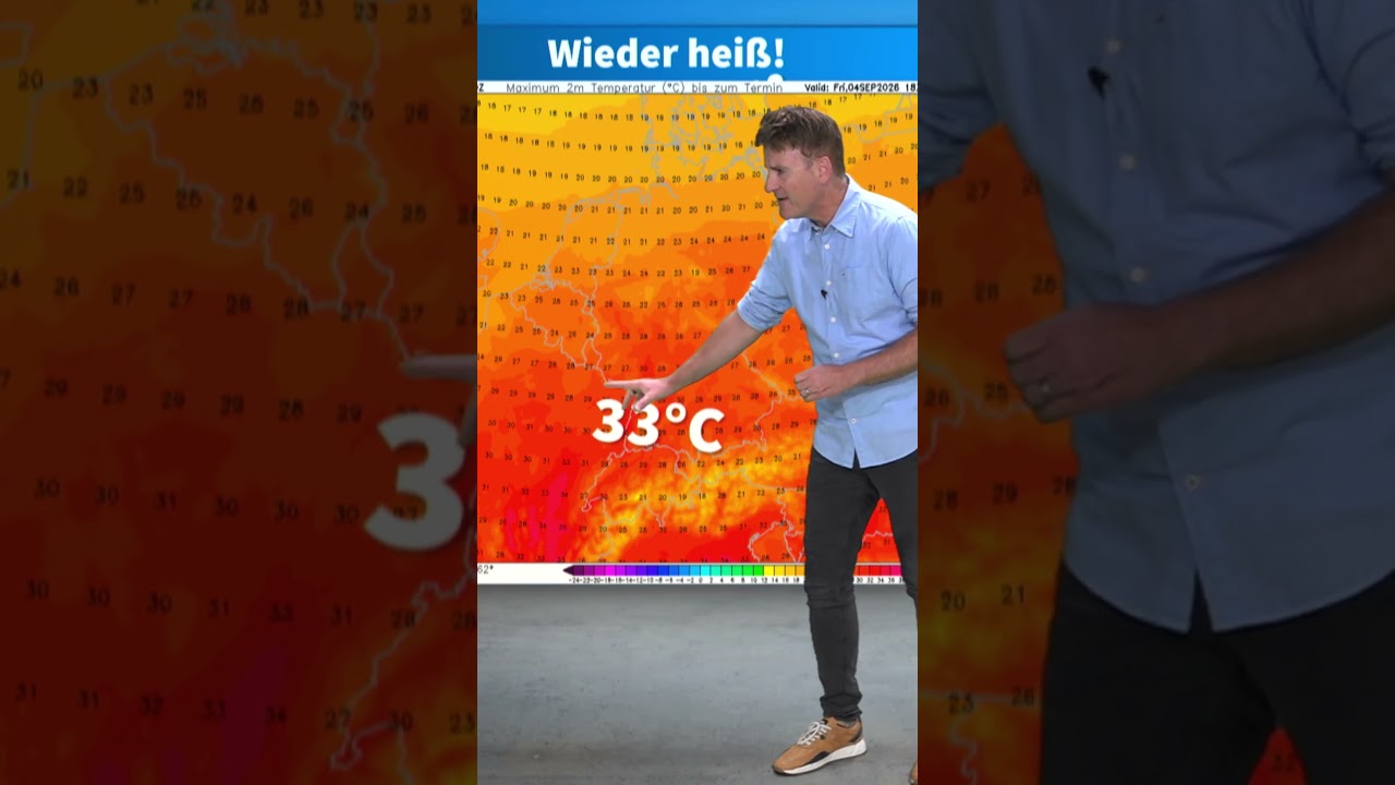 Der Sommer meldet sich zur&uuml;ck: bis 33 Grad am Freitag &ndash; aber heute wird's brenzlig