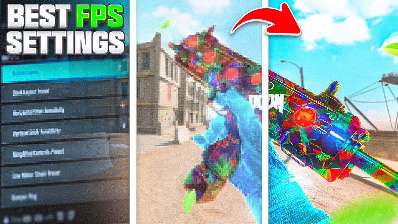 How to get MAX FPS on Warzone! (BEST Settings & Improved Visibility) 👑