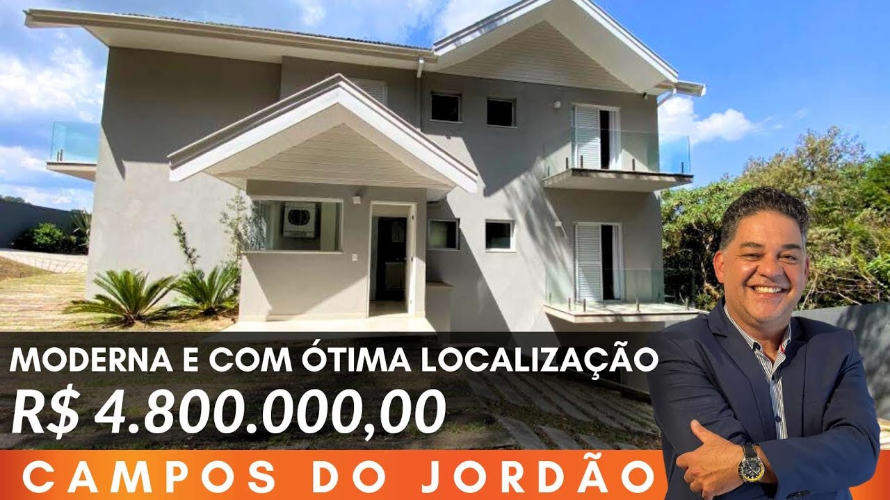 🍁 CASA ESPETACULAR ALTO DO CAPIVARI CAMPOS DO JORDÃO - R$ 4.800.000,00