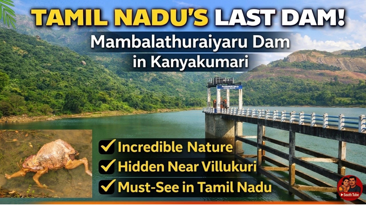 Mambalathuraiyaru Dam, Kanyakumari 😍 | Last Dam Built in Tamil Nadu | Nature Near Villukuri 🌿
