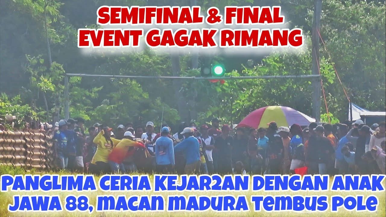 BABAK FINAL & SEMIFINAL KERAPAN SAPI EVENT GAGAK RIMANG TEMPORAN || PERTANDINGAN SERU 🔥🔥