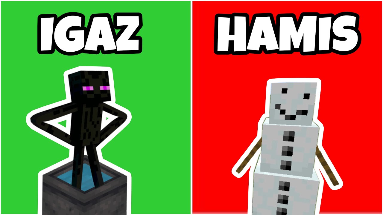 Ez a 20 Minecraft mítosz TÉNYLEG működik? (leteszteltem)✅