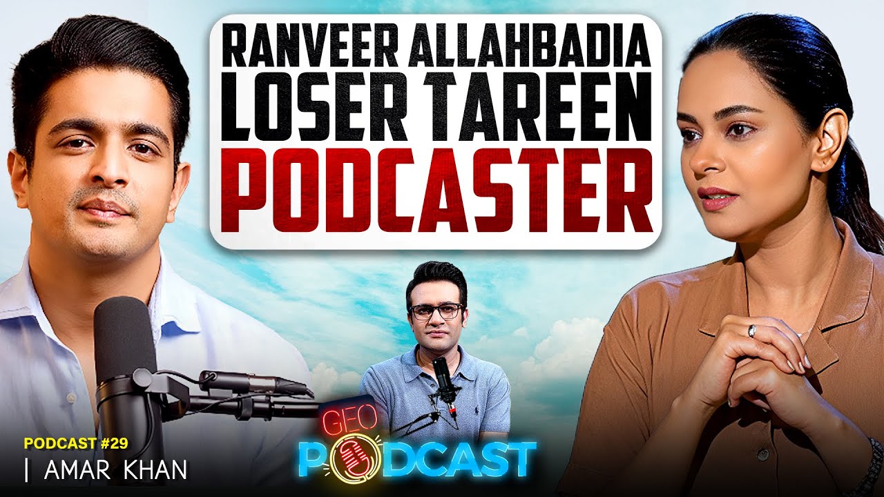 Amar Khan talks about India & Politics | Exclusively Interview | Geo Podcast with Mubashir Hashmi