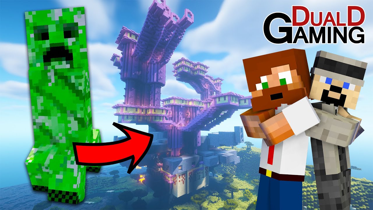 Minecraft, Men Mobs Spawnar Byggnader