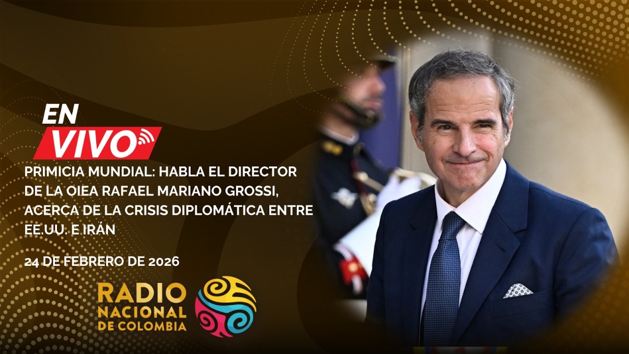 #Exclusiva  Diálogo exclusivo de RTVC Noticias con Rafael Mariano Grossi
