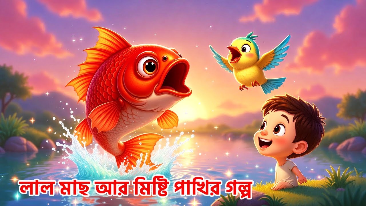 লাল মাছ আর মিষ্টি পাখির গল্প
