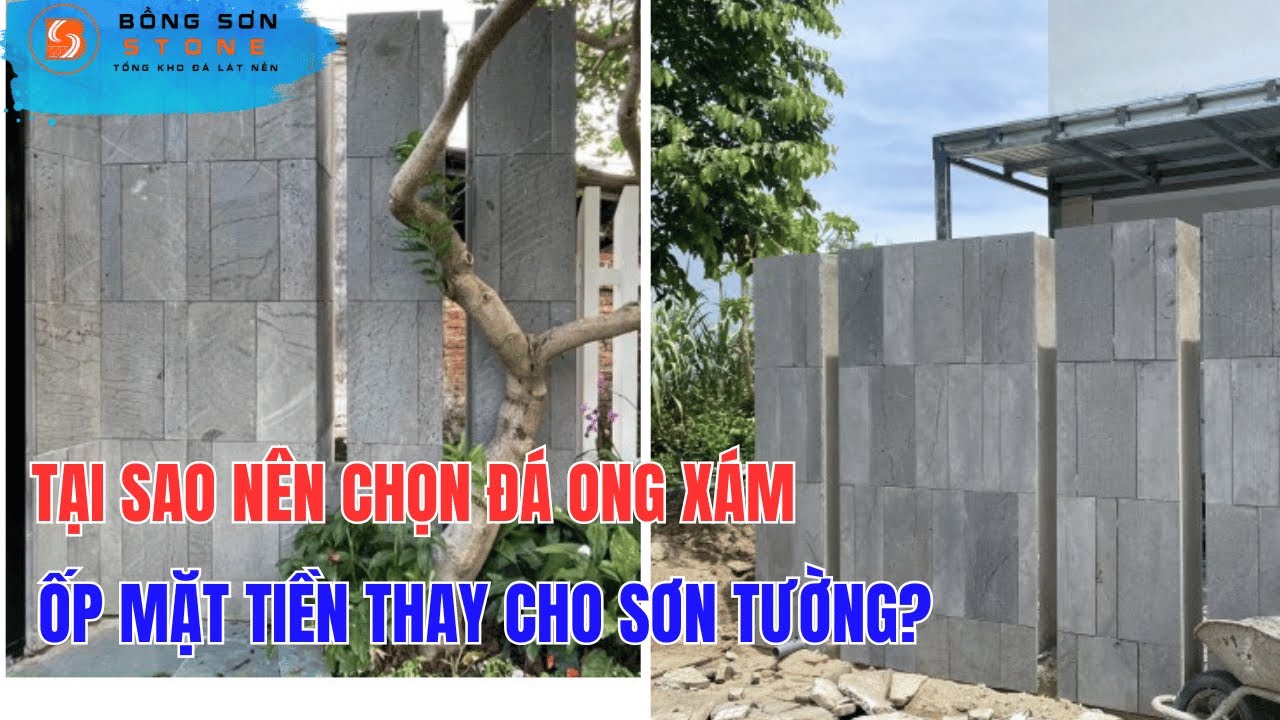 Tại Sao Nên Chọn Đá Ong Xám Ốp Mặt Tiền Thay Cho Sơn Tường? – Bí Quyết Giữ Nhà Đẹp Bền 20 Năm!