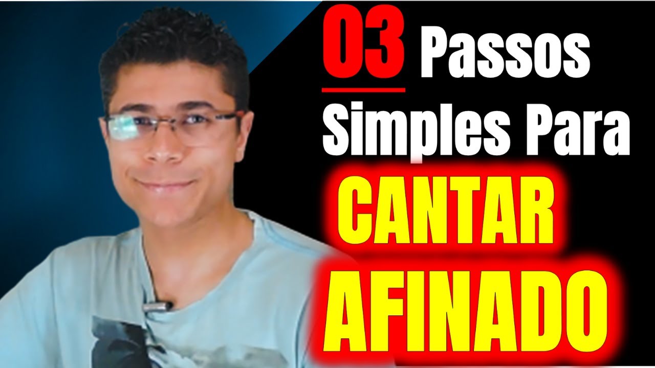 🔴COMO CANTAR AFINADO Aplicando 3 PASSOS SIMPLES Mesmo Sendo Iniciante no Canto [Aula de Canto]