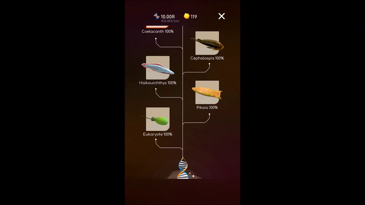 Idle Evolution From Cell to human FIRST 7 CREATURE