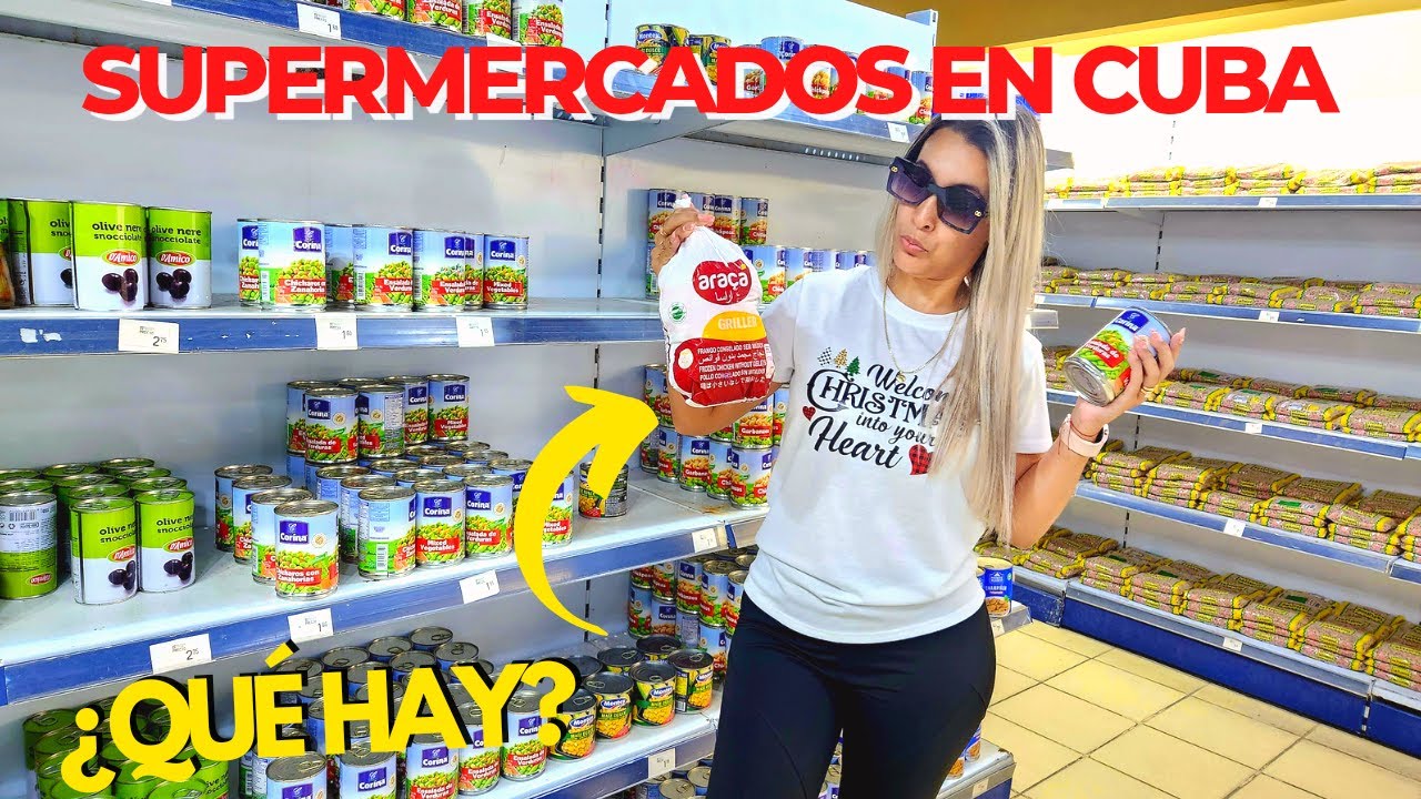 La realidad de los SUPERMERCADOS EN CUBA🇨🇺. ¿Qué puedo comprar con $20 dólares🤑?