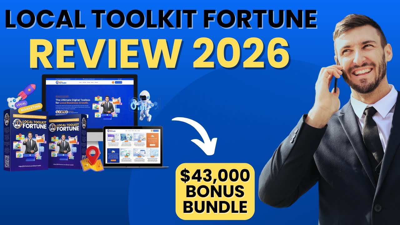 Local Toolkit Fortune Review 2026 + $43k Bonus Bundle &ndash; DFY Local Business Tools Site That Pays You