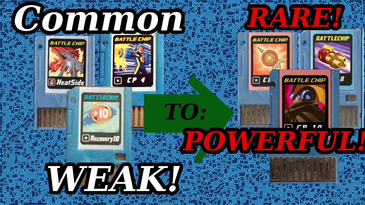 [Legacy/Outdated] Make your own RARE battle chips! (foil method)