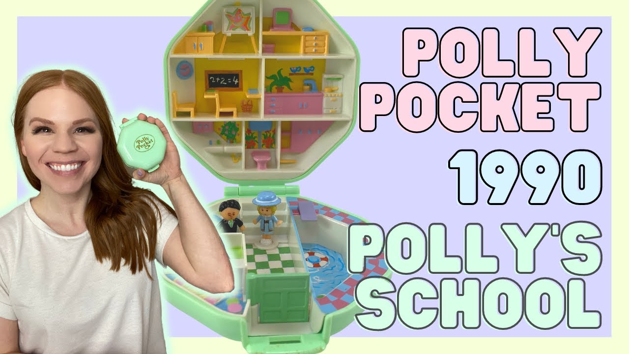 TOY TOUR: 1990 Polly's School | Vintage Polly Pocket Collection