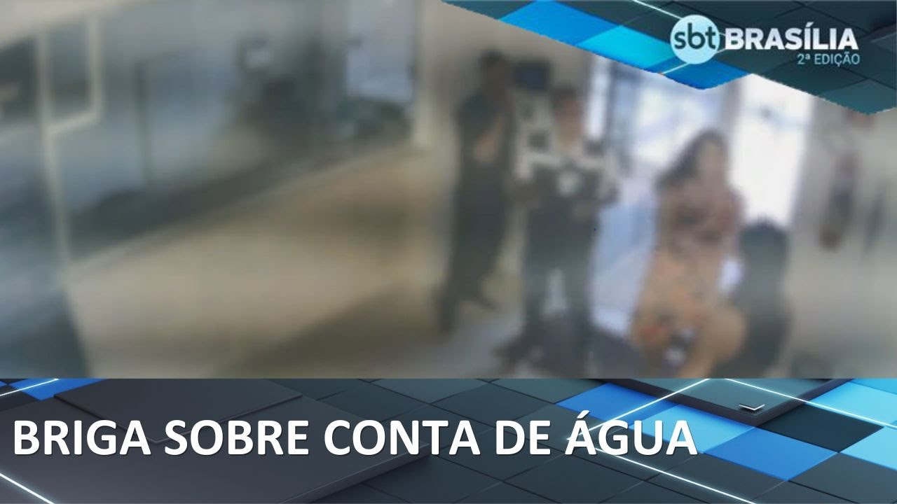 Discussão sobre conta de água antecede agressão no DF | SBT Brasília 2° Edição