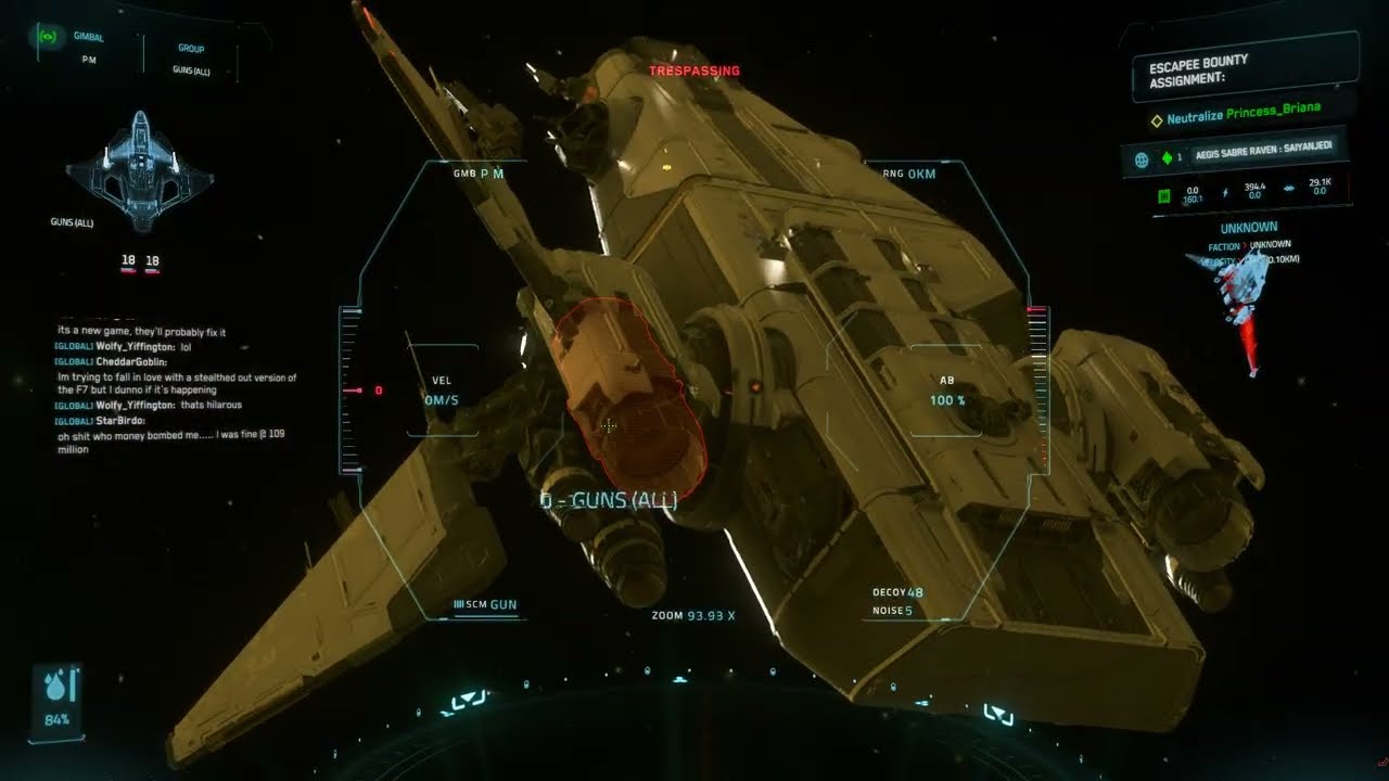 *FULL VIDEO* Board and Capture Prisoner Escapee w/Aegis Sabre Raven EMP - PvP Player Bounty