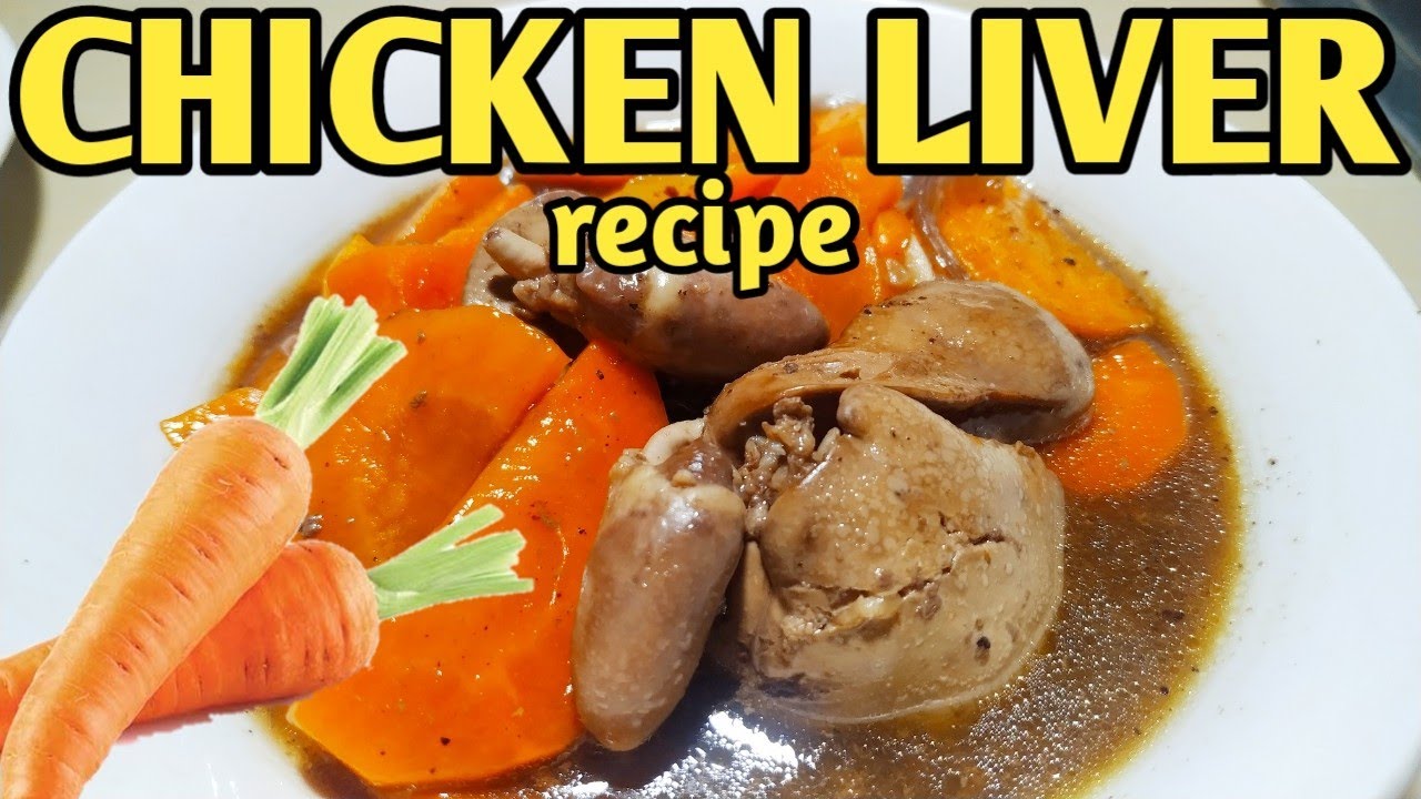 EASY CHICKEN LIVER WITH CARROTS RECIPE | QUICK DINNER RECIPE