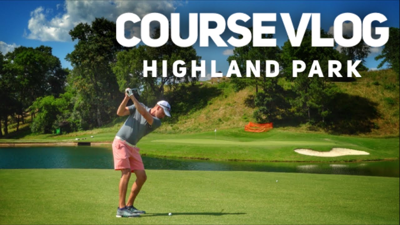 350 Yard Drive?! | Every Shot | Back 9 Course Vlog From Highland Park | Part 2