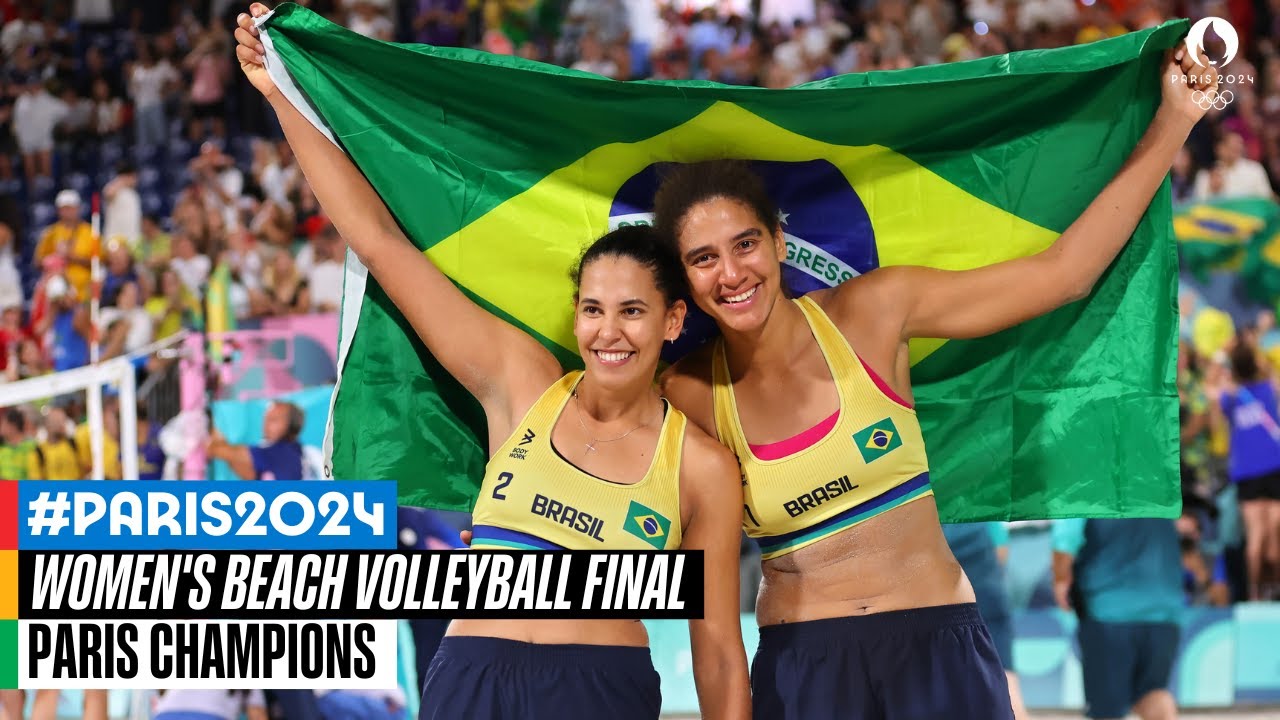 Women's Beach Volleyball Final 🏐⛱️ | Paris Champions