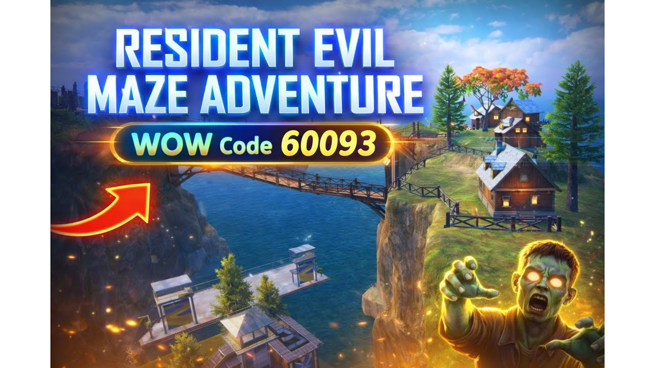 RESIDENT EVIL MAZE ADVENTURE 😱 | BGMI WOW Mode Horror Parkour | WOW Code 60093