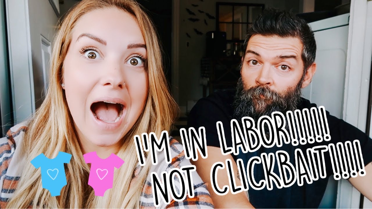 I'M IN LABOR!!! WE'RE HAVING A BABY RIGHT NOW!