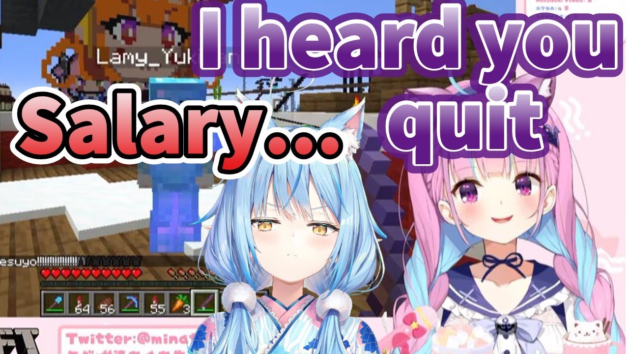 【ENGSub】 Lamy Finally Gets Paid by Aqukin Shacho But Not with Cod 【Hololive Clip / Lamy Aqua】