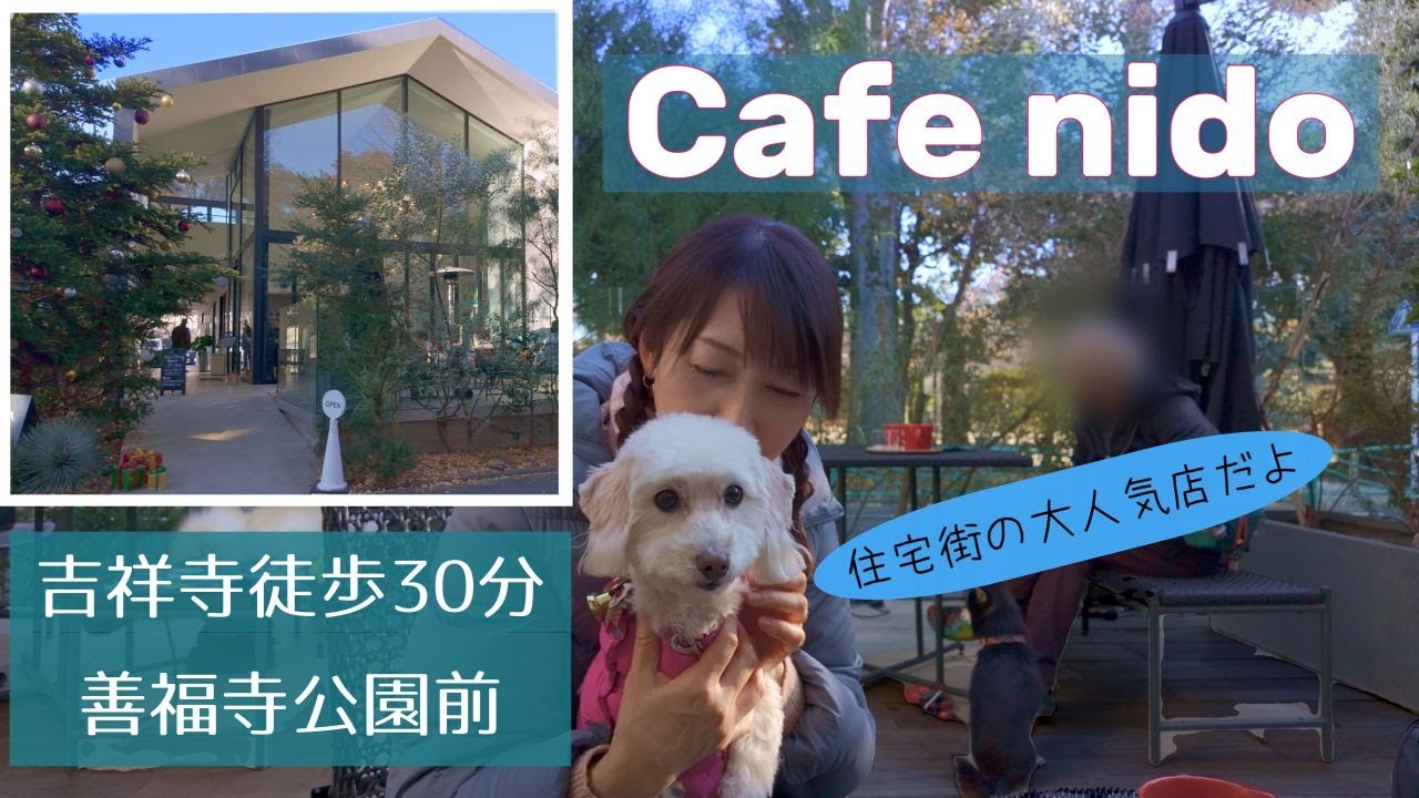 駅遠なのに大人気カフェ　吉祥寺徒歩30分　善福寺池前のペットOKのcafe　nido