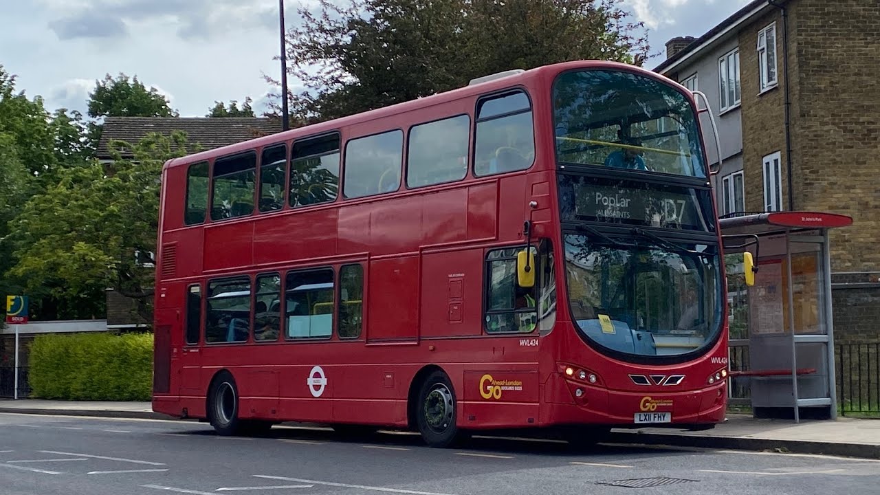 *Fast* GoAhead London Route D7 | Wrightbus Gemini 2 Volvo B9TL (WVL424, LX11FHY)