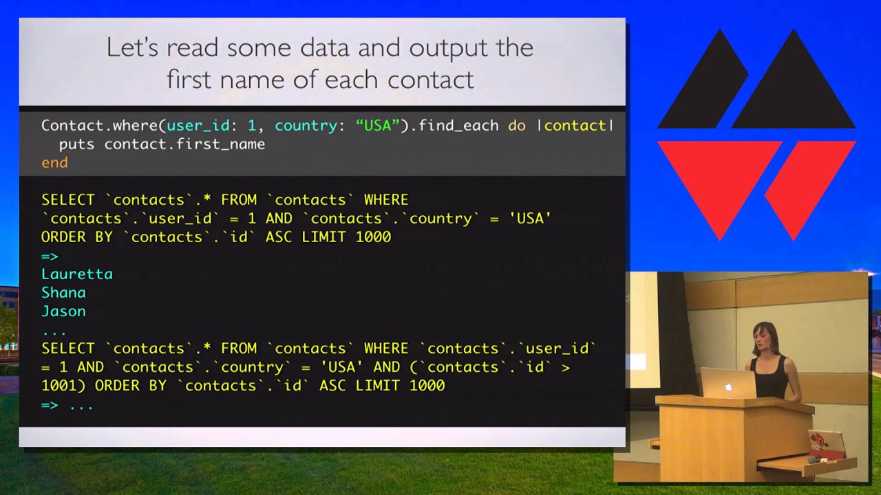 MountainWest RubyConf 2014 - CRUD! The Consequences of Not Understanding How ActiveRecord ...