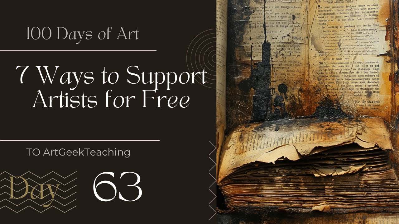 7 Ways to Support Artists for Free