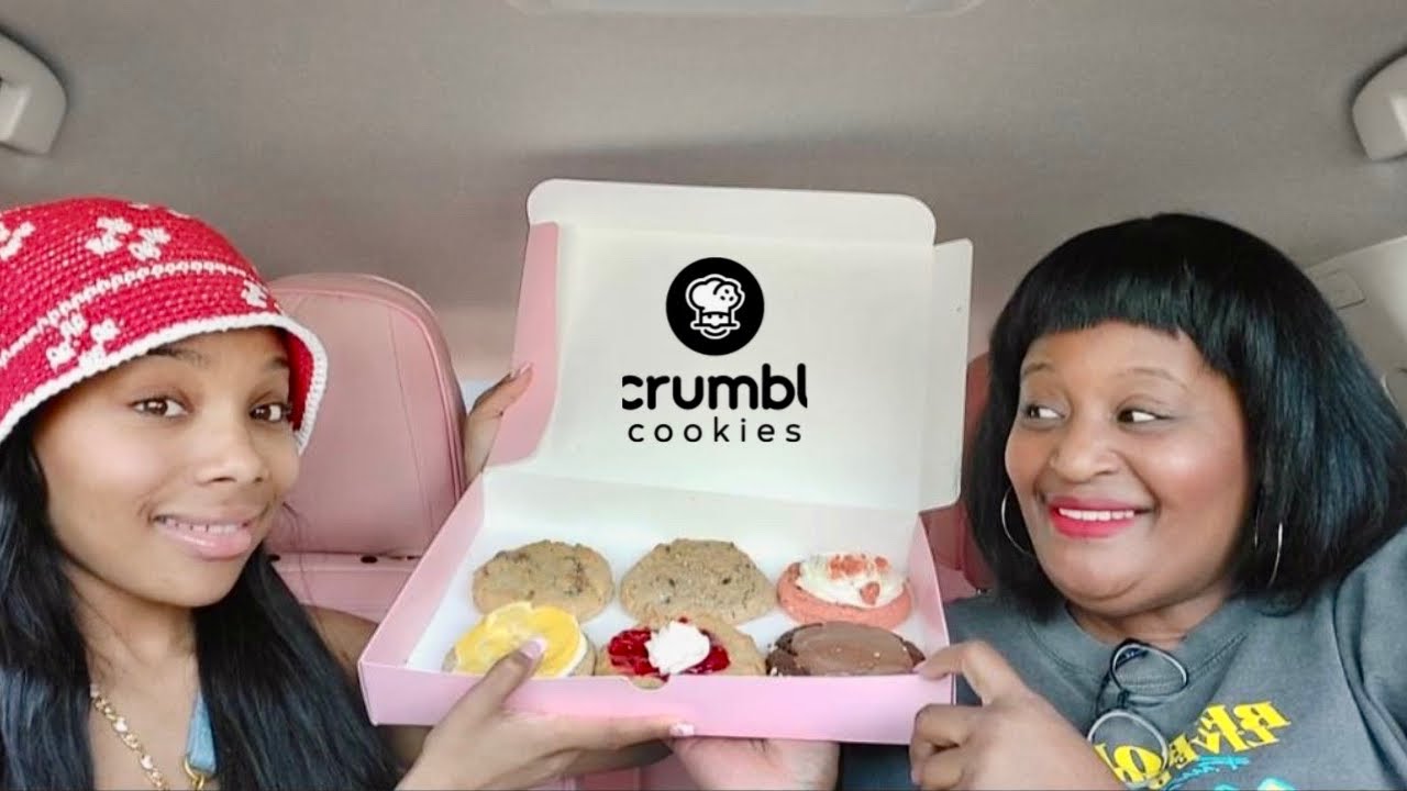 Trying Crumbl Cookies | We're BACK | Salome Emani and Mama T!
