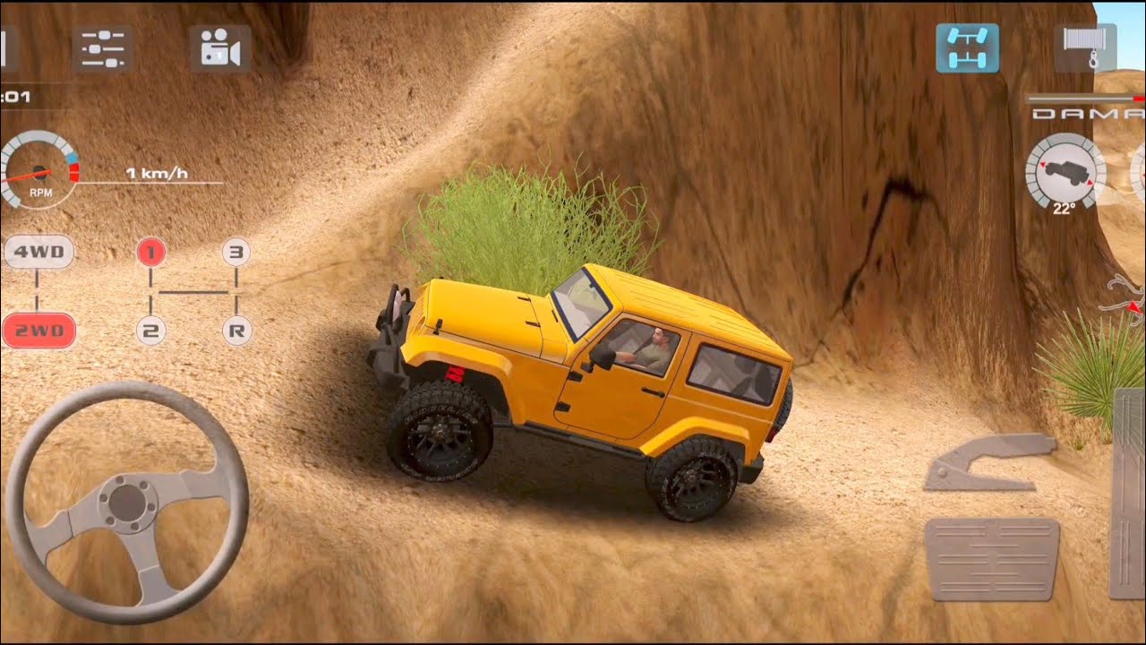 Offroad Driving Game, Offroad Drive Desert Game, 4x4 Jeep Offroad Game, Android gameplay
