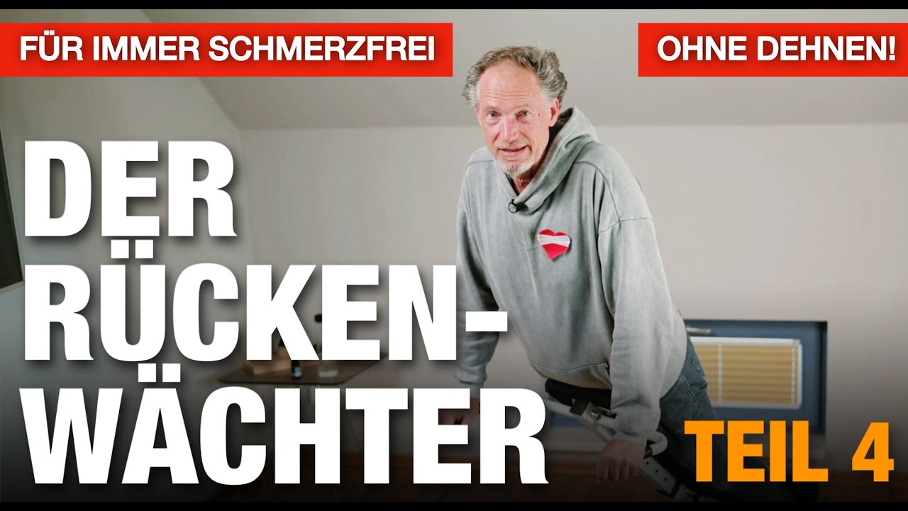 🚦NIE wieder Rückenschmerzen | OHNE Dehnen | Nur 1 Übung! 🔴  [Teil 4]