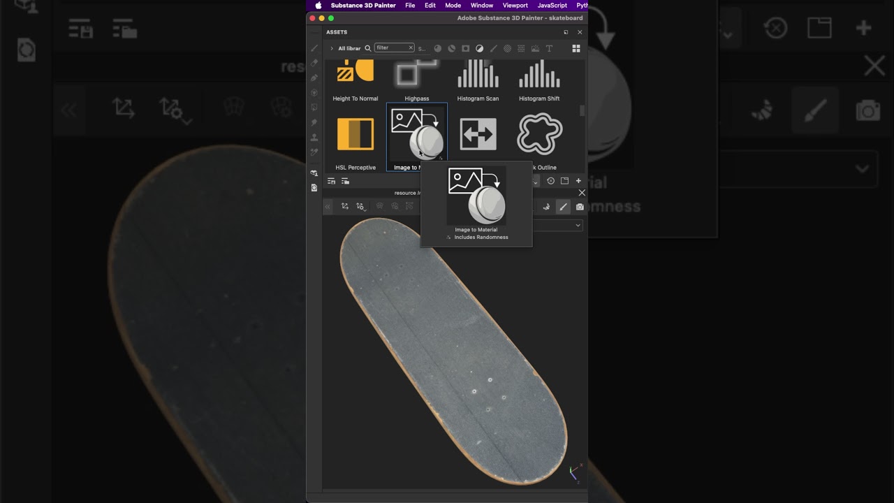 Image to Material for Substance Painter  #substancepainter