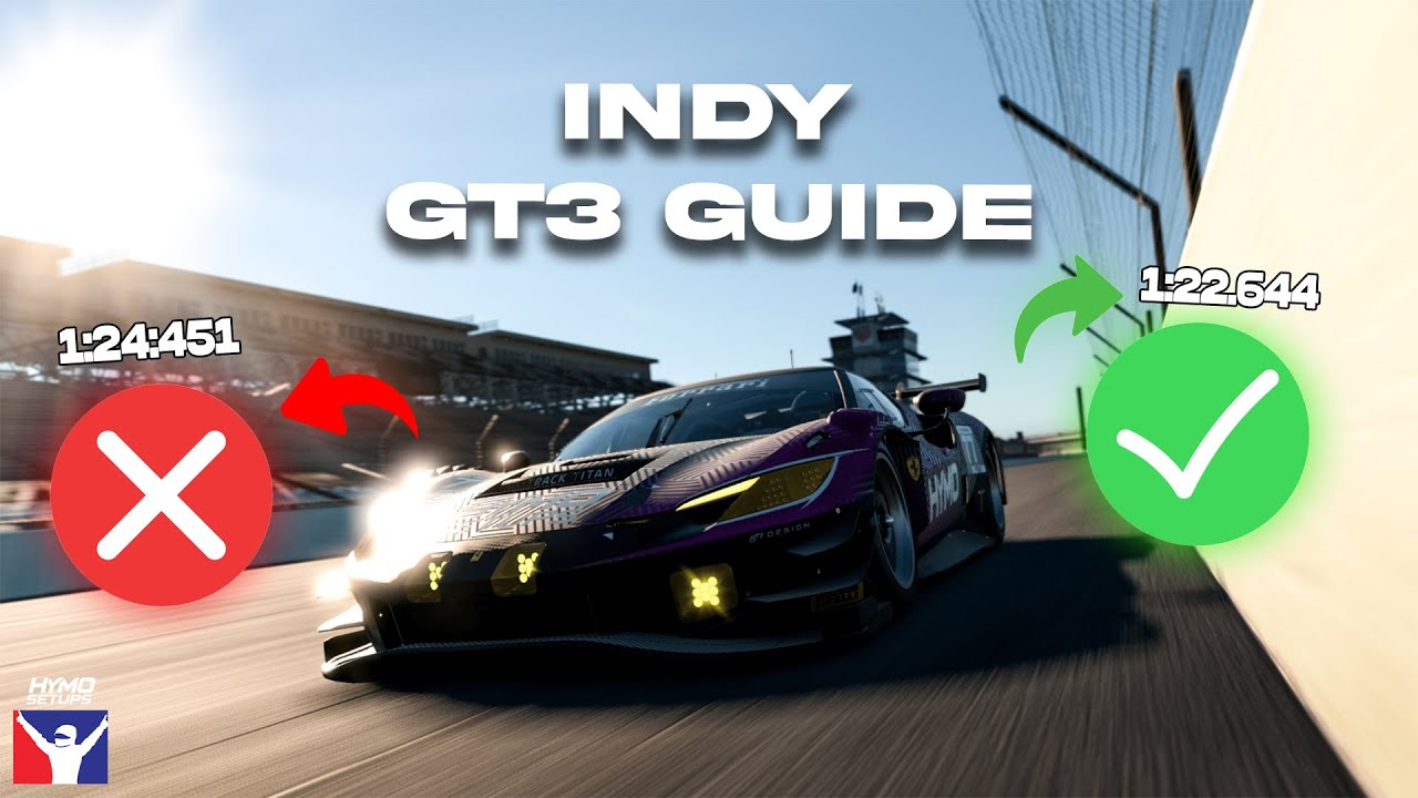 HOW TO DO INDIANAPOLIS IN iRacing | GT3 Track Guide & Tips