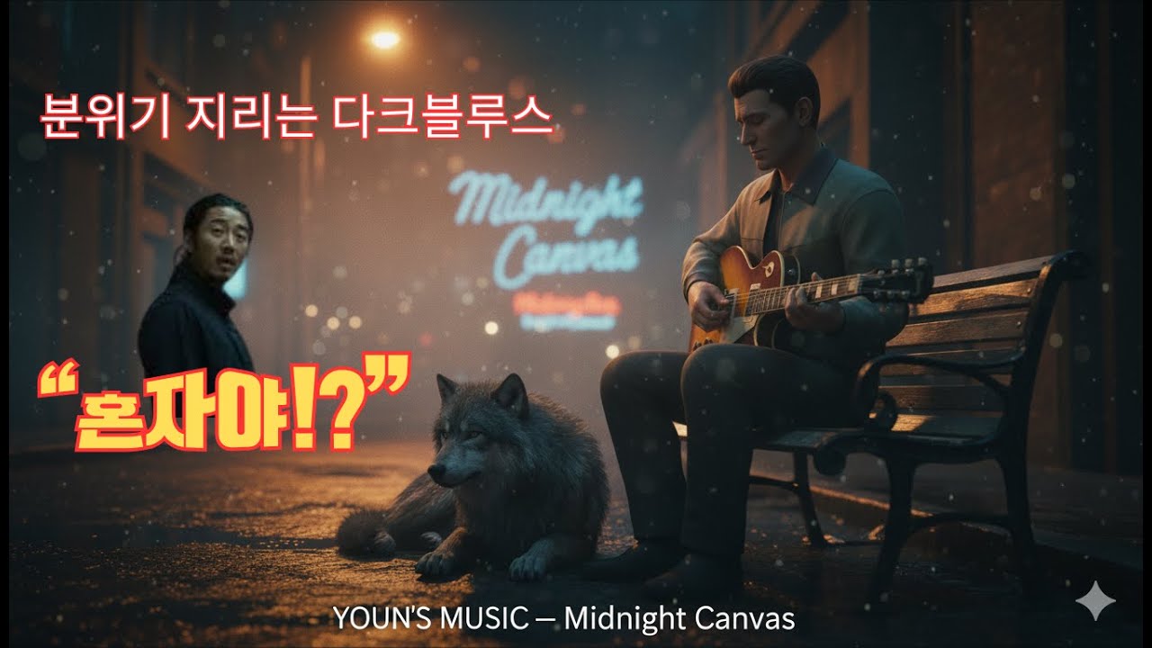 YOUN&rsquo;S MUSIC &ndash; Midnight Canvas | 다크블루스의 밤