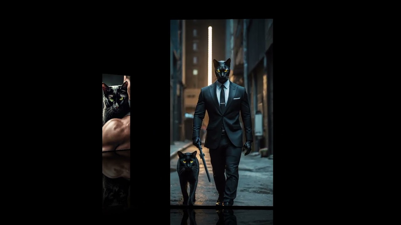 Animal and Muscular man Fusion #animals #scene #hybridanimals
