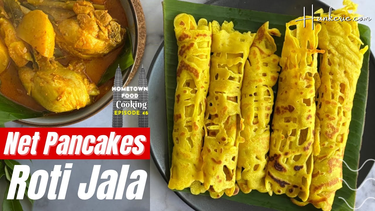 How to Make Roti Jala (Net Pancake | Lace Crepe)