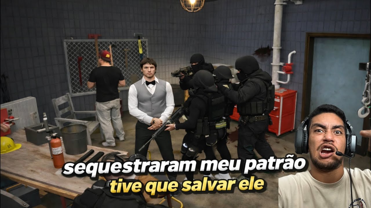 SEQUESTRARAM MEU PATRÃO… TIVE QUE SALVAR ELE | GTA RP