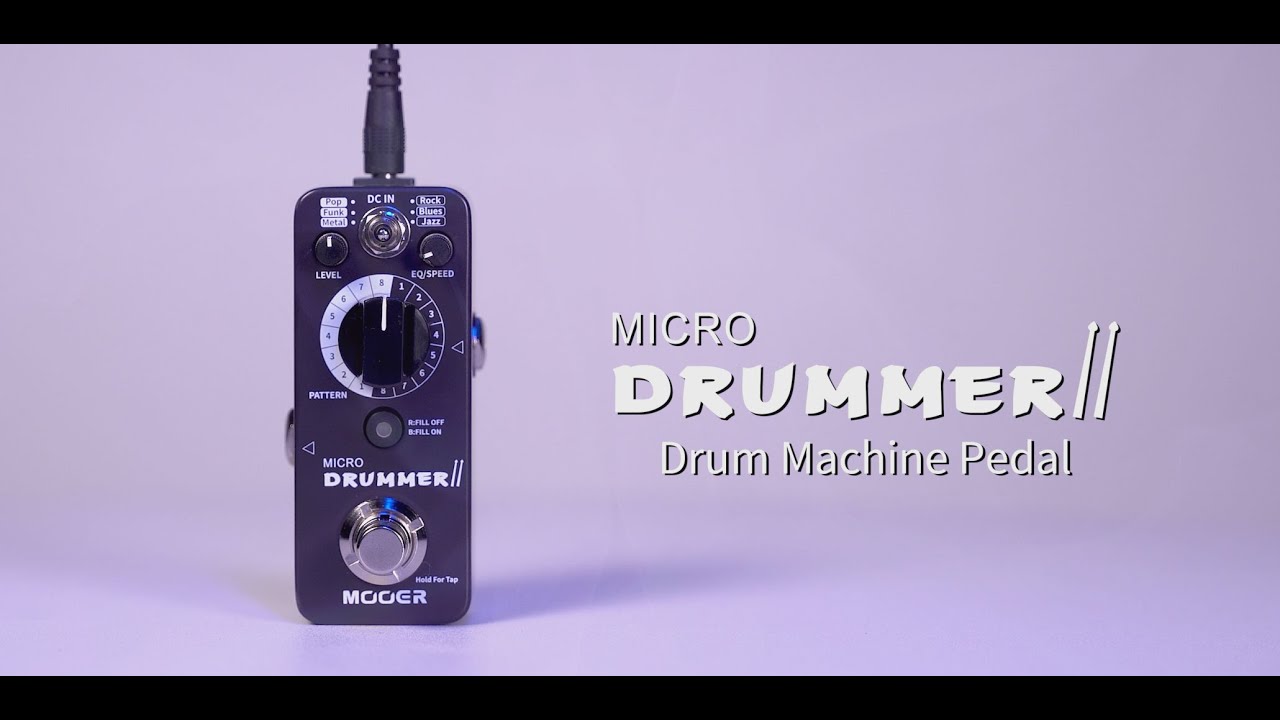 MOOER Micro Drummer II Demo